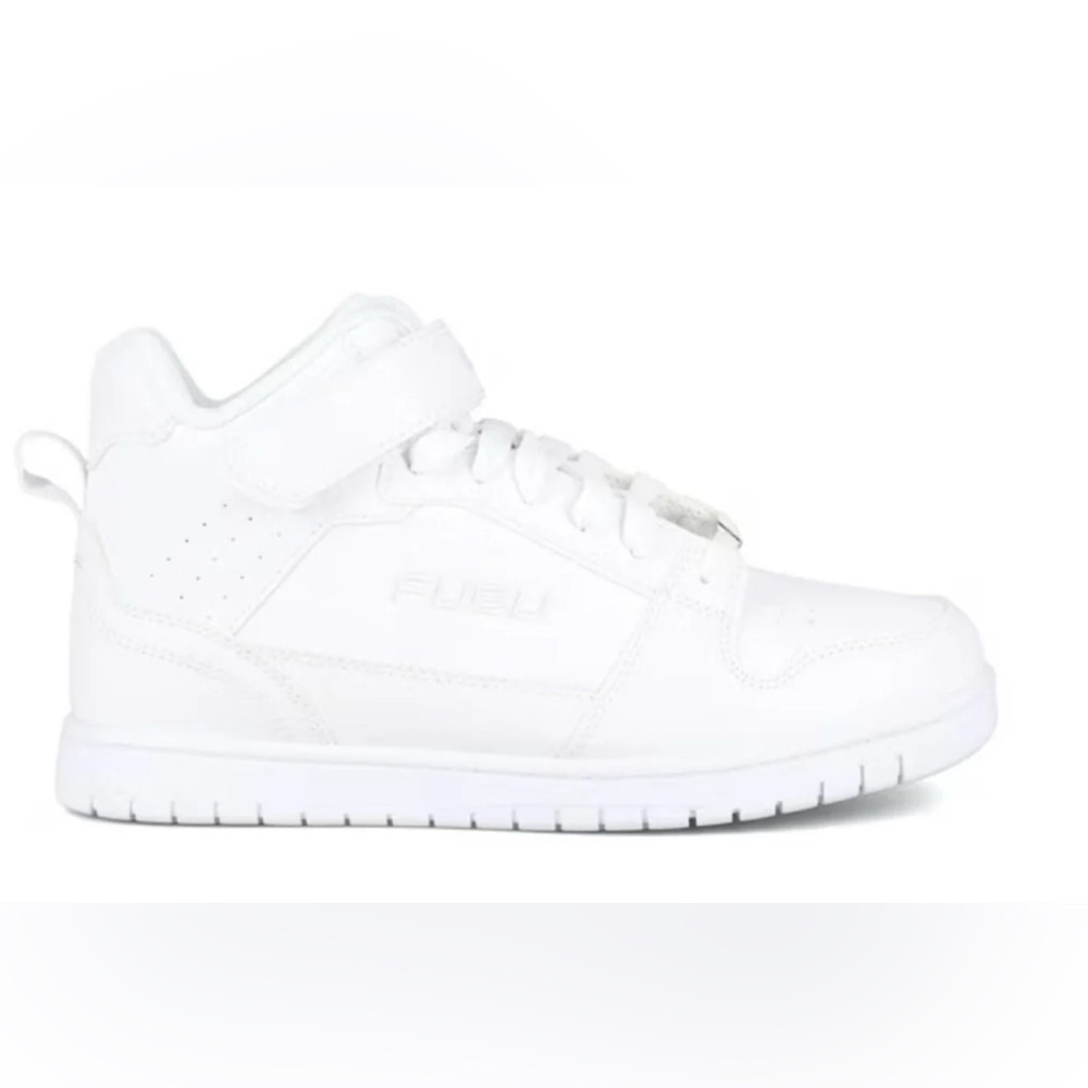 🆕 FUBU White High-Top Sneakers - Picture 2 of 9